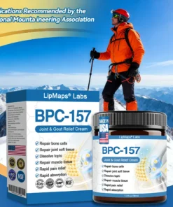 𝐋𝐢𝐩𝐌𝐚𝐩𝐬® BPC-157 Joint & Gout Relief Cream