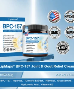 𝐋𝐢𝐩𝐌𝐚𝐩𝐬® BPC-157 Joint & Gout Relief Cream